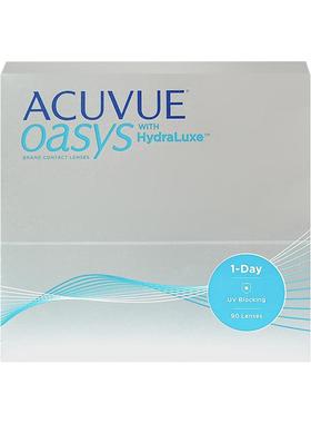 【自营】强生Acuvue oasys欧舒适隐形眼镜日抛左右眼硅水凝胶90片