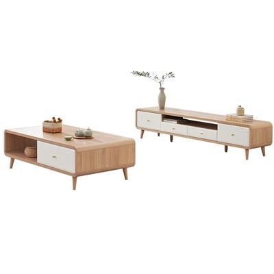 全友家居茶几电视机柜可伸缩现代