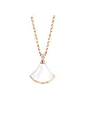 【自营】中古99新宝格丽Divas’ Dream系列项链小扇子贝母项链