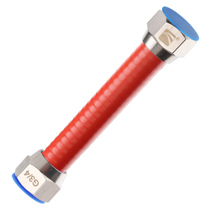 6分316L不锈钢波纹管冷热水管软管防爆金属管道壁挂炉暖气连接管