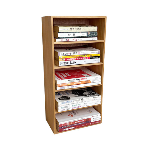 晴天杂货铺立卧两用小书架手账本收纳16开书本宿舍桌面实木多层架