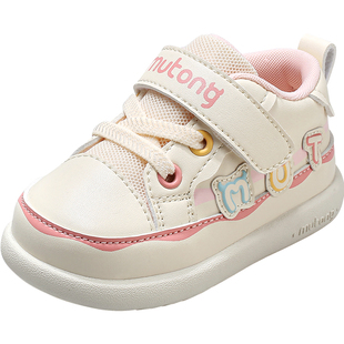 [断码捡漏]牧童童鞋婴儿鞋子春秋步前鞋男童字母软底学步女宝宝鞋