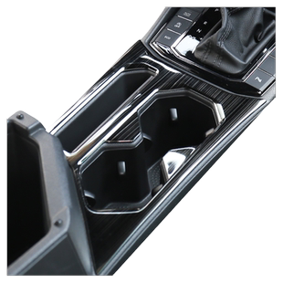 适用于18-25款新朗逸PLUS水杯装饰框内饰改装中控面板防护亮片贴