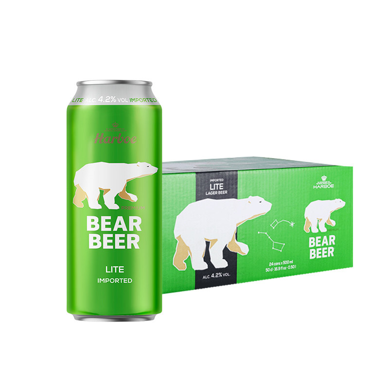 德国进口豪铂熊清爽啤酒4.2%vol