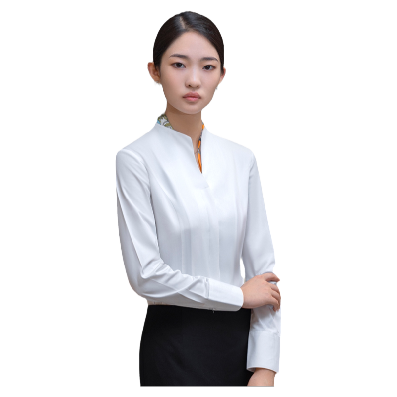 奔驰新款女衬衫4S店原厂工装工作服女士白衬衣修身西装裤职业装