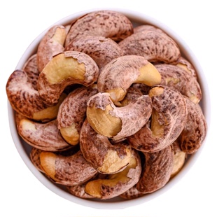 带皮腰果紫皮腰果原味带皮盐焗坚果大颗粒新货越南腰果官方旗舰店