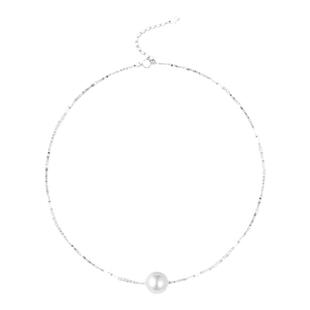 爆闪碎银几两珍珠项链女小众设计高级锁骨链爆款配饰颈链春夏饰品