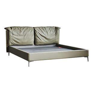 LLYARSS利亚斯真皮床卧室现代简约轻奢大气双人床FN