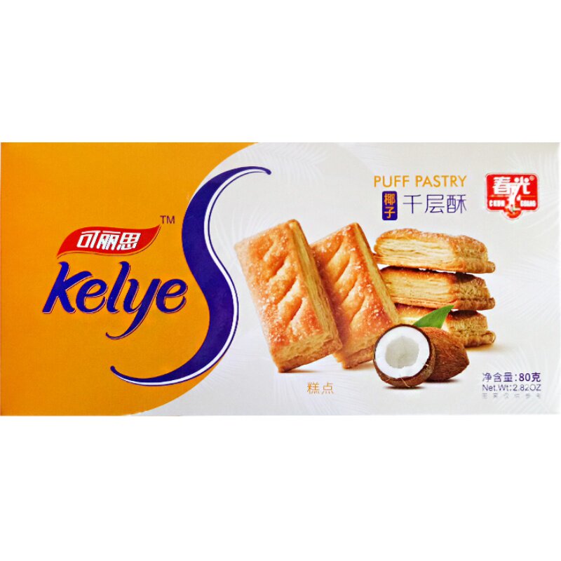 春光海南特产椰子80g酥脆饼干