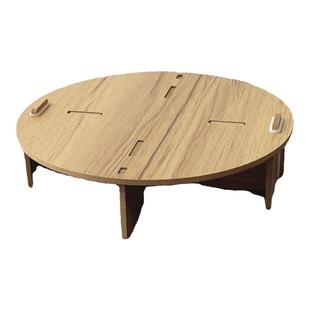 小号台式电脑增高架圆形底座护颈抬高显示器6厘米DIY组装桌上好物