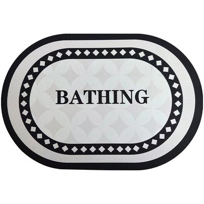 卫生间浴室地垫ABCD软硅藻泥