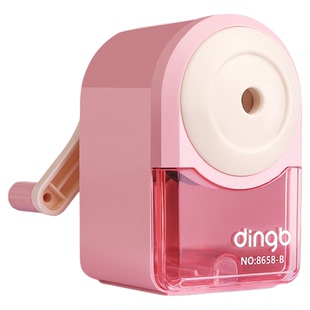 鼎邦卷笔刀大口径手摇转笔刀特粗洞洞笔加粗铅笔儿童粗铅笔削笔器