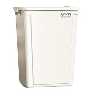 商用大垃圾桶塑料方形大容量家用20L超大餐饮厨房大号无盖收纳桶