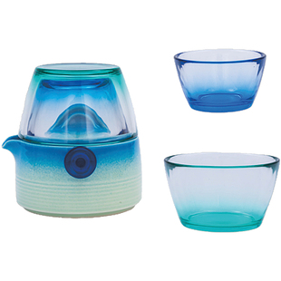 故宫 千里江山 随行茶具 3件套 旅行茶具套装 旅行故宫官方旗舰店