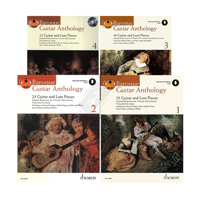 巴洛克音乐曲选吉他或鲁特琴CD