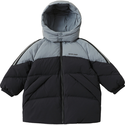 男童羽绒服中长款2025冬季新款小中大童宝宝羽绒服童装外套4072