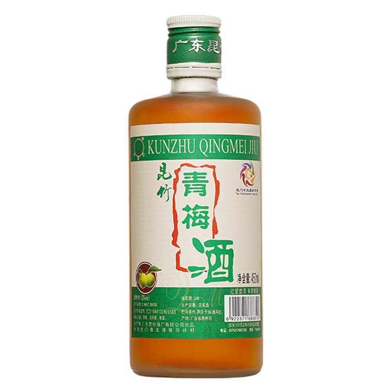 昆竹青梅酒梅子酒昆竹牌本格梅酒龙门特产果酒甜酒少女微醺聚会