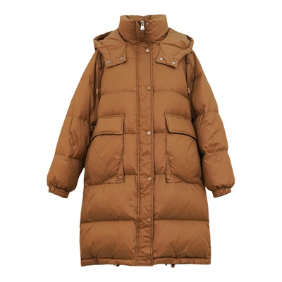 HONRN/红人连帽白鸭绒羽绒服外套