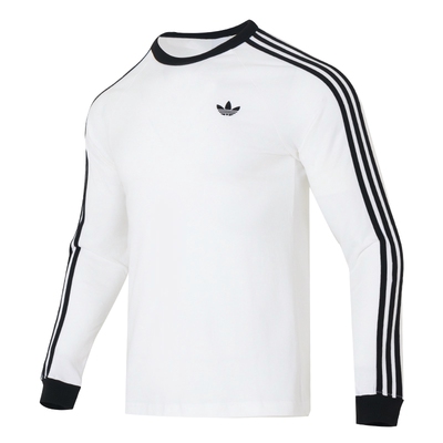 ~阿迪达斯三叶草男装2026春季新款运动服休闲圆领长袖T恤KE3545