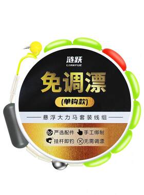 防脱钩反离底七星漂线组全套