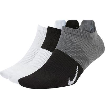 滔搏NIKE耐克男袜女袜短筒袜训练袜运动袜船袜3双装CV2964-904