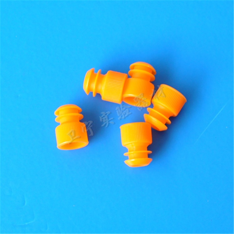供应 试管外径12  13  15  16mm塑料法兰式翼型试管塞