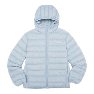 WHOOSIS（不知其名）轻薄排骨连帽羽绒服90鸭绒保暖秋冬校园男女