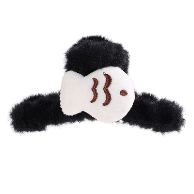 秋冬毛茸茸盘发抓夹饱满后脑勺