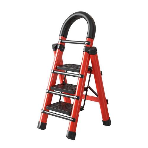 储冠加厚梯子家用折叠室内多功能加厚便携超市轻便取货凳小叉扶梯