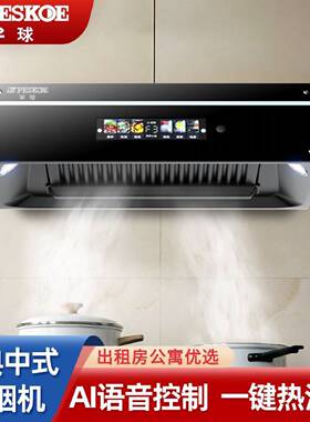 半球抽油烟机家用厨房大吸力中式烟机小型顶吸式出租房吸油烟机