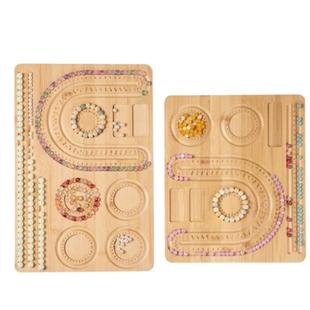 串珠设计盘手串项链佛珠文玩刻度托盘DIY饰品手工珠宝展示架工具