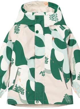 三防迷彩外套休闲连帽风衣宽松