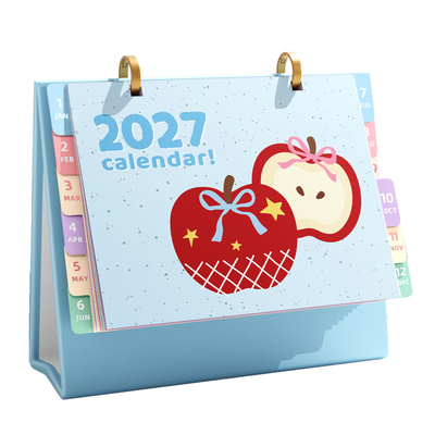 2027卡通台历高颜值可定制
