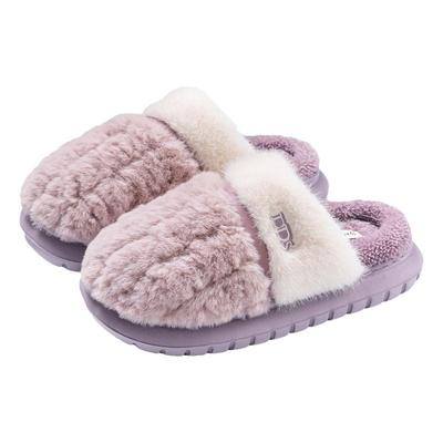踩屎感毛绒棉拖鞋女士秋冬季2025
