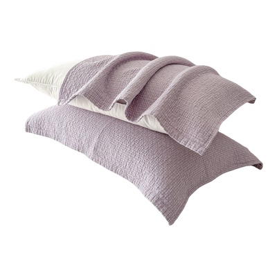 安懒懒纯棉纱布枕巾一对