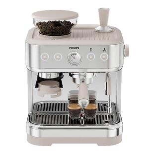 飞利浦意式咖啡机新款家用PSA2218/3218半自动胶囊美式研磨一体化