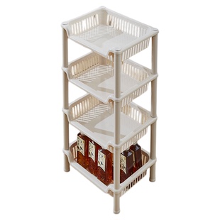 卫生间洗脸盆架子落地式多层盆子锅具收纳架家用厨房置放蔬菜物架