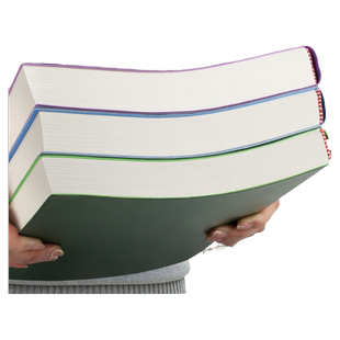 B5大笔记本子厚本子A4超厚加厚400页大号本子高中生初中生专用考研备考可平摊记事本会议记录本软皮面可定制