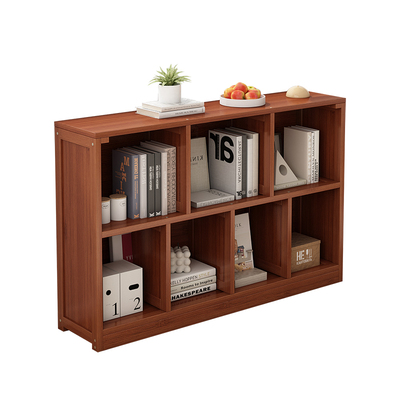 靠墙儿童书柜一体卧室落地置物架