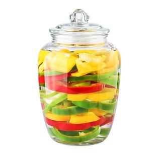 泡菜罐子玻璃密封罐食品级腌制罐零食储存咸菜瓶子泡菜坛子玻璃罐