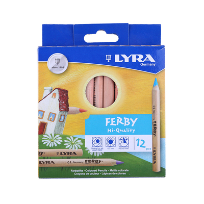 德国粗杆三角彩色铅笔