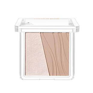 【送修容刷】色彩地带高光修容盘双色哑光提亮立体阴影鼻影综合盘