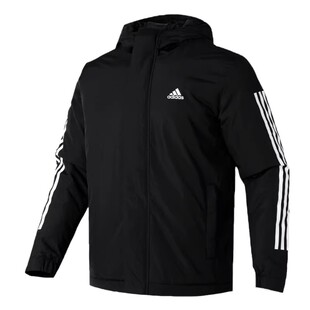 ADIDAS阿迪达斯男子防风保暖运动棉衣休闲连帽外套 IP2535-2537