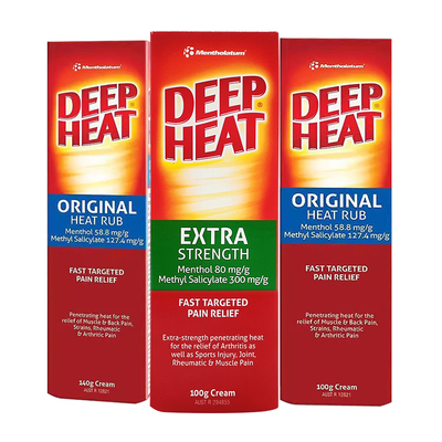 【自营】澳洲进口Deep Heat深度热疗按摩膏缓解肌肉劳损酸痛膏