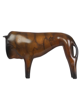 中古几何创意金属动物摆件