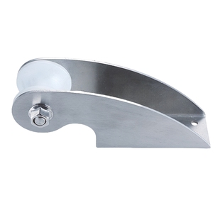 304不锈钢定滑轮 一寸管助力轴承轨道轮静音绳子索道轮耐磨尼龙轮