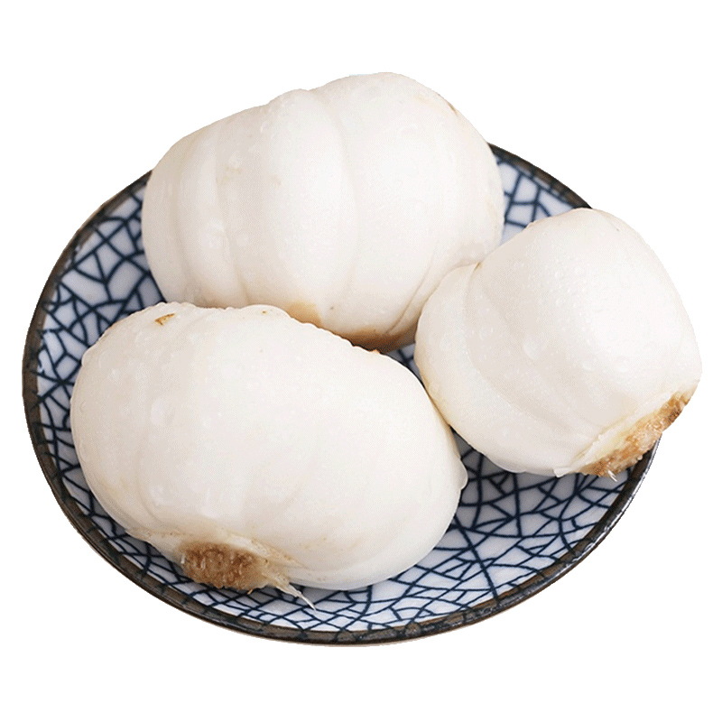 天貓嚴(yán)選 甘肅蘭州鮮百合三頭皇可生食用百合特級蔬菜1000g裝包郵