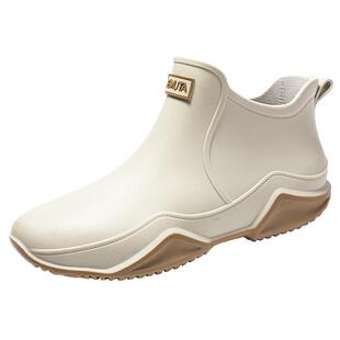 新款雨鞋短筒男款成人女防水鞋雨靴防滑耐磨胶鞋加绒时尚厨房水靴