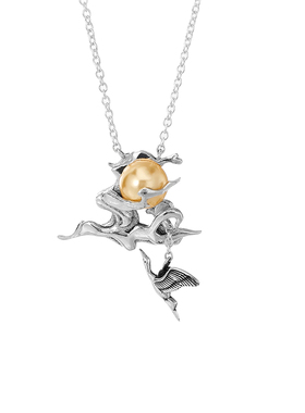 南风歌原创设计思君纯银爱情项链