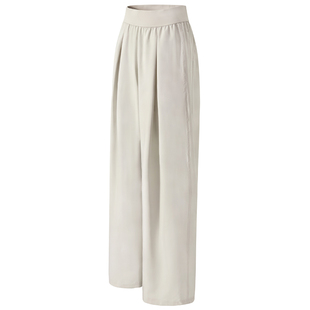 健身女孩宽松直筒运动长裤阔腿瑜伽透气户外休闲跑步工装裤薄款夏